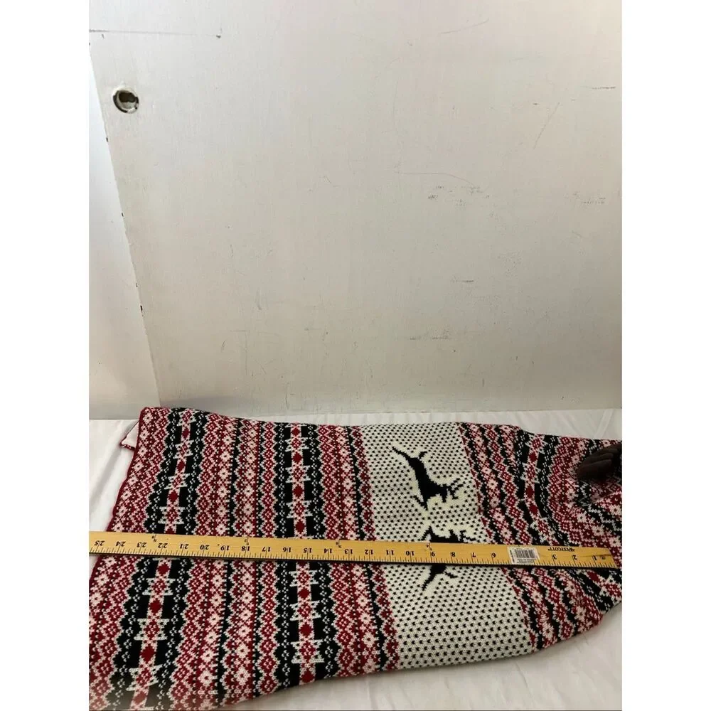 Telluride Clothing Company Dog sweater‎ reindeer red black antlers